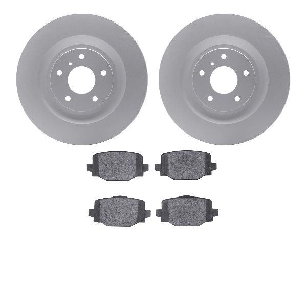 2019-2022 INFINITI QX50 Disc Brake Kit - Rear (Dynamic Friction)