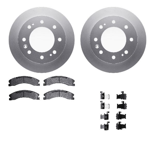2011-2019 GMC Sierra 2500 HD Disc Brake Kit - Front (Dynamic Friction)