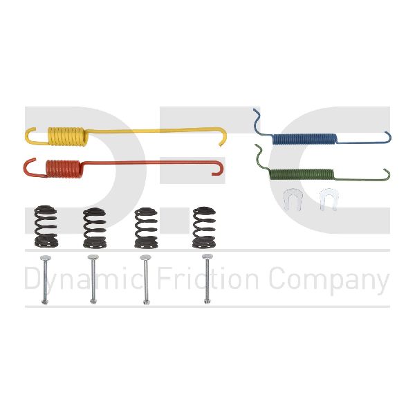 1993-2007 Ford Taurus Drum Brake Hardware Kit - Rear (Dynamic Friction)