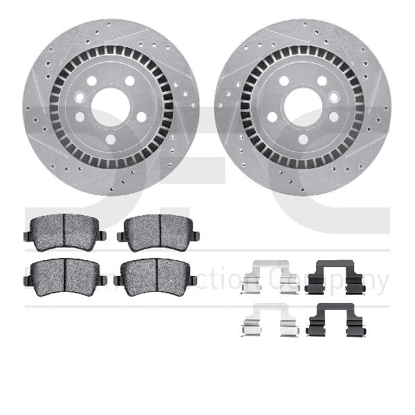 2016-2018 Volvo V60 Disc Brake Kit - Rear (Dynamic Friction)