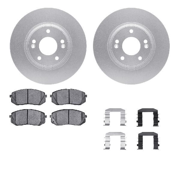 2010-2015 Hyundai Tucson Disc Brake Kit - Front (Dynamic Friction)