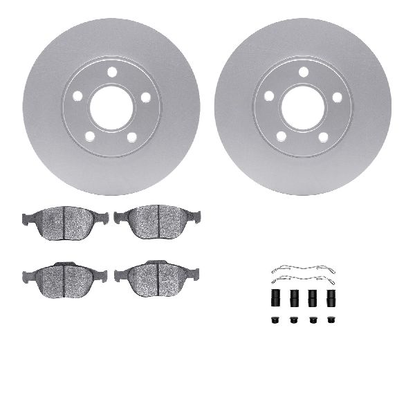 2010-2013 Ford Transit Connect Disc Brake Kit - Front (Dynamic Friction)