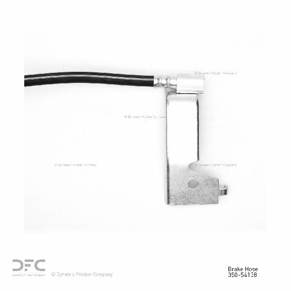 1994-1995 Ford Mustang Brake Hydraulic Hose - Rear Left Lower (Dynamic Friction)