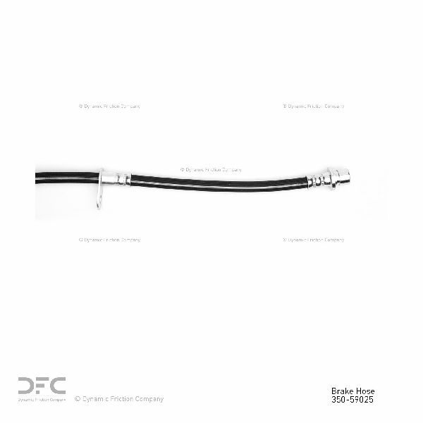1989-1991 Honda CRX Brake Hydraulic Hose - Front Right (Dynamic Friction)