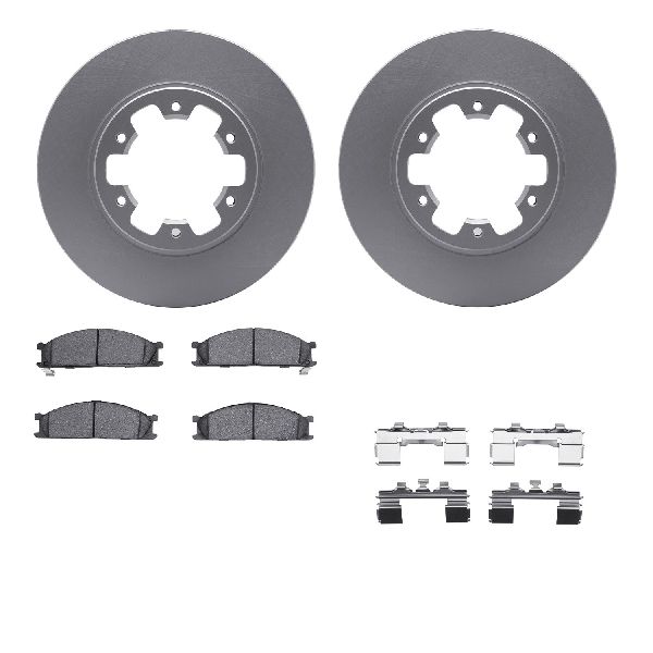 1986-1994 Nissan D21 Disc Brake Kit - Front (Dynamic Friction)