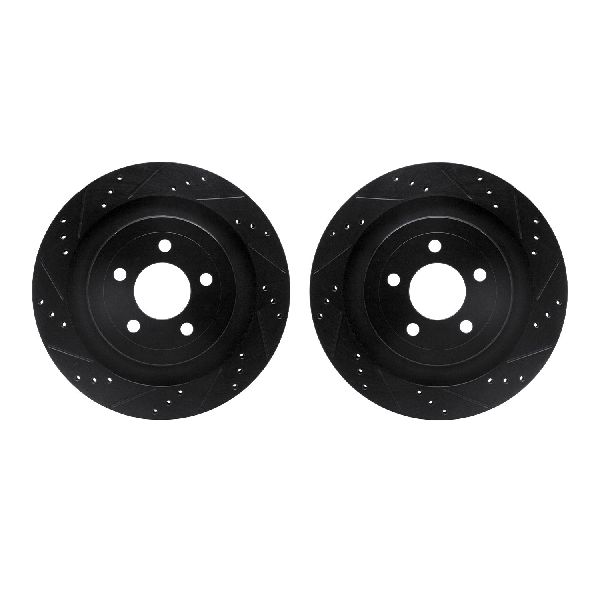 2015-2023 Ford Mustang Disc Brake Rotor Set - Rear (Dynamic Friction)