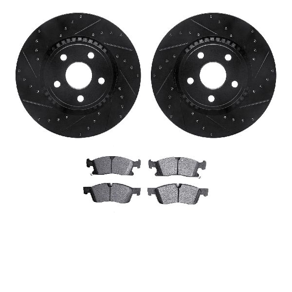 2011-2020 Dodge Durango Disc Brake Kit - Front (Dynamic Friction)