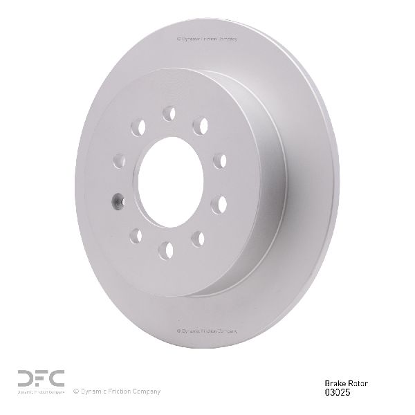 2007-2008 Hyundai Tiburon Disc Brake Rotor - Rear (Dynamic Friction)