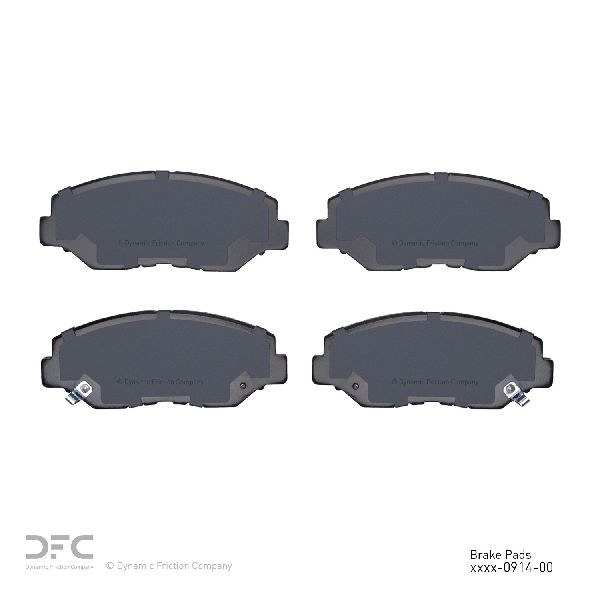 2003-2011 Honda Element Disc Brake Pad Set - Front (Dynamic Friction)
