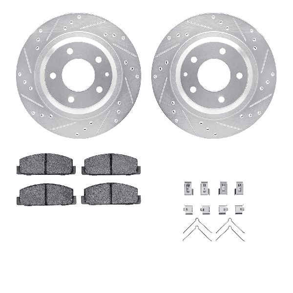 1993-1995 Mazda RX-7 Disc Brake Kit - Rear (Dynamic Friction)