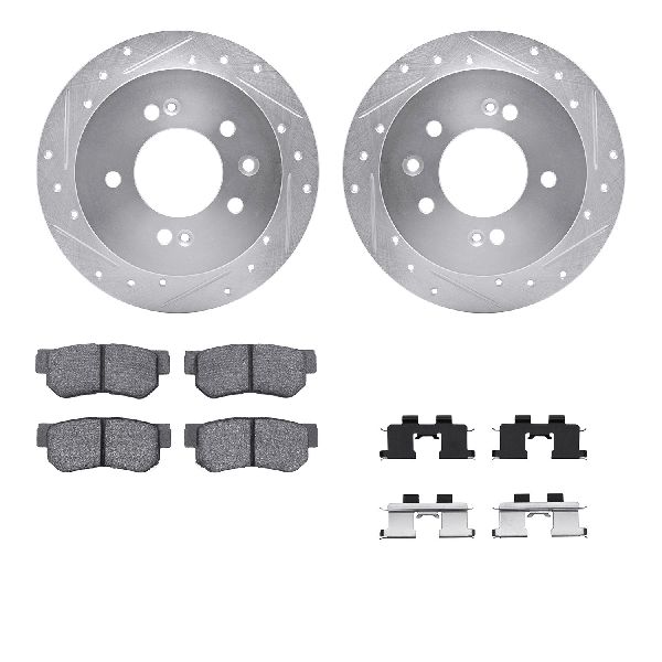 2007-2009 Hyundai Elantra Disc Brake Kit - Rear (Dynamic Friction)