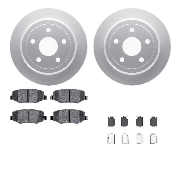 2007-2018 Jeep Wrangler Disc Brake Kit - Rear (Dynamic Friction)