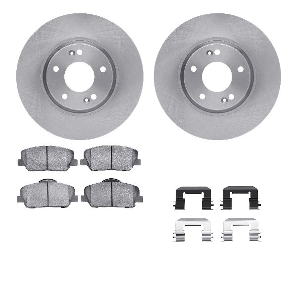 2013-2015 Hyundai Veloster Disc Brake Kit - Front (Dynamic Friction)