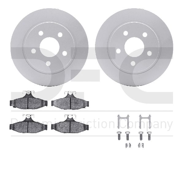 1993-1997 Pontiac Firebird Disc Brake Kit - Rear (Dynamic Friction)