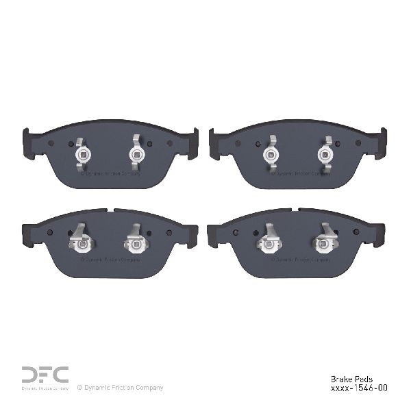 2014-2017 Audi SQ5 Disc Brake Pad Set - Front (Dynamic Friction)