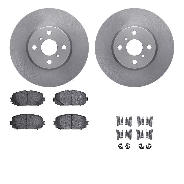 2012-2018 Toyota Yaris Disc Brake Kit - Front (Dynamic Friction)