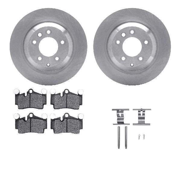 2005-2006 Porsche Cayenne Disc Brake Kit - Rear (Dynamic Friction)
