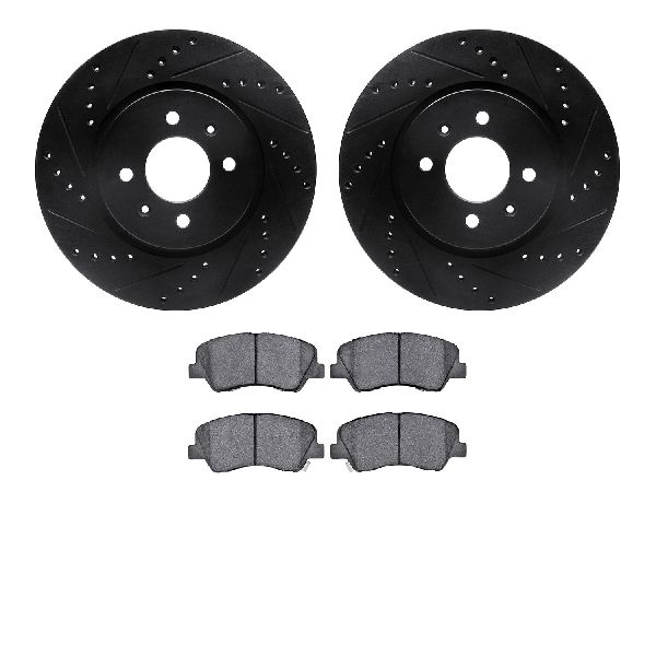 2012-2017 Kia Rio Disc Brake Kit - Front (Dynamic Friction)