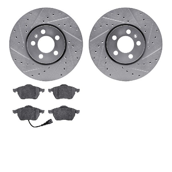 2000-2005 Volkswagen Jetta Disc Brake Kit - Front (Dynamic Friction)