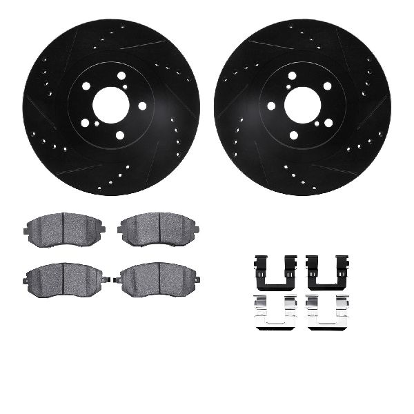 2003-2008 Subaru Impreza Disc Brake Kit - Front (Dynamic Friction)