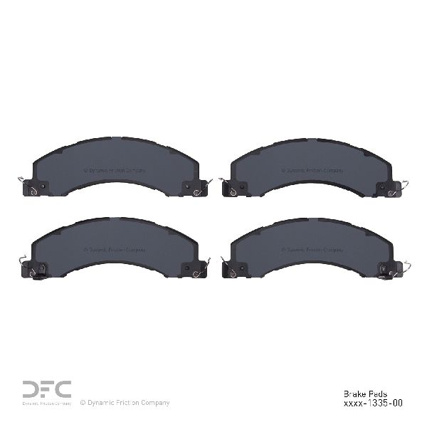 2011-2024 Ram 4500 Disc Brake Pad Set - Front or Front and Rear or Rear (Dynamic Friction)