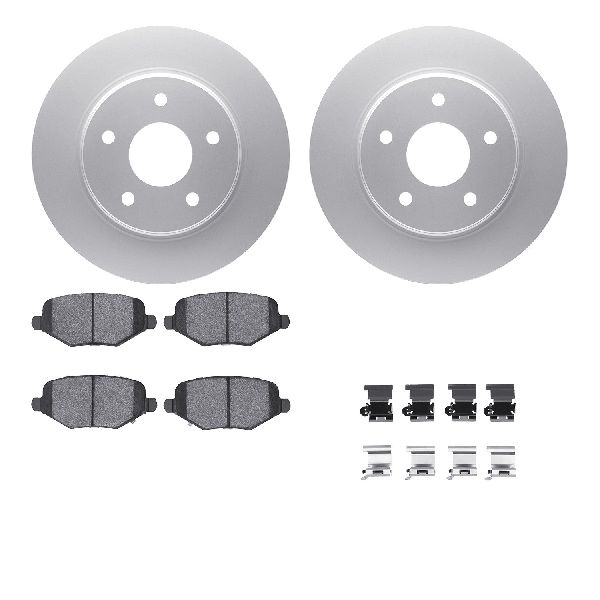 2012-2016 Dodge Grand Caravan Disc Brake Kit - Rear (Dynamic Friction)