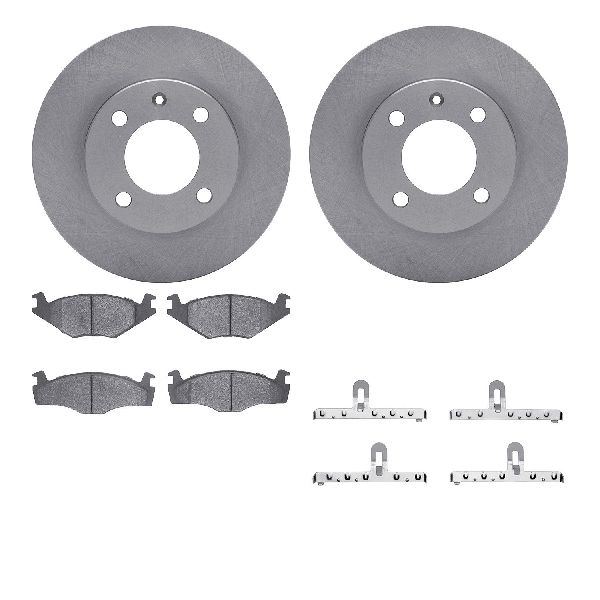 1985-1992 Volkswagen Jetta Disc Brake Kit - Front (Dynamic Friction)