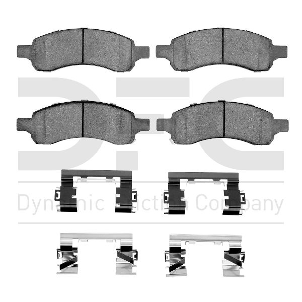 2007-2016 GMC Acadia Disc Brake Pad Set - Front (Dynamic Friction)
