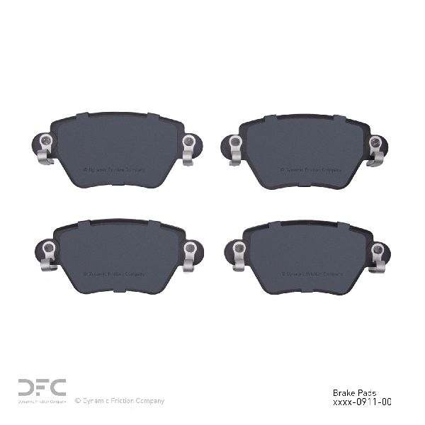 2002-2004 Jaguar X-Type Disc Brake Pad Set - Rear (Dynamic Friction)