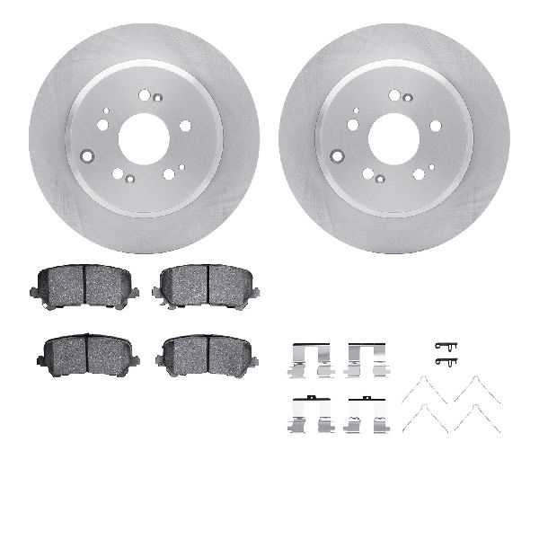 2009-2015 Honda Pilot Disc Brake Kit - Rear (Dynamic Friction)