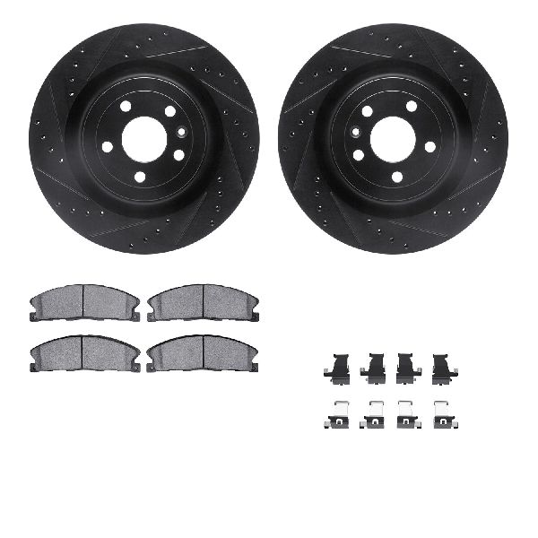 2013-2019 Lincoln MKT Disc Brake Kit - Front (Dynamic Friction)