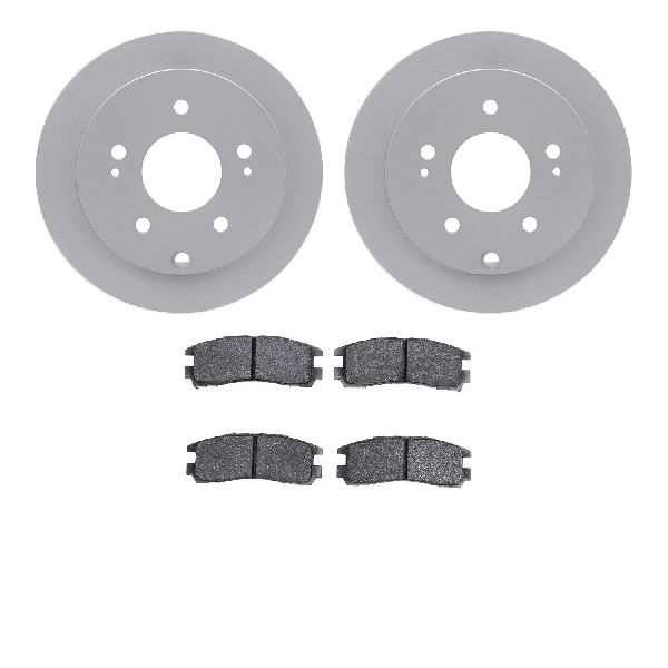 2004-2012 Mitsubishi Galant Disc Brake Kit - Rear (Dynamic Friction)