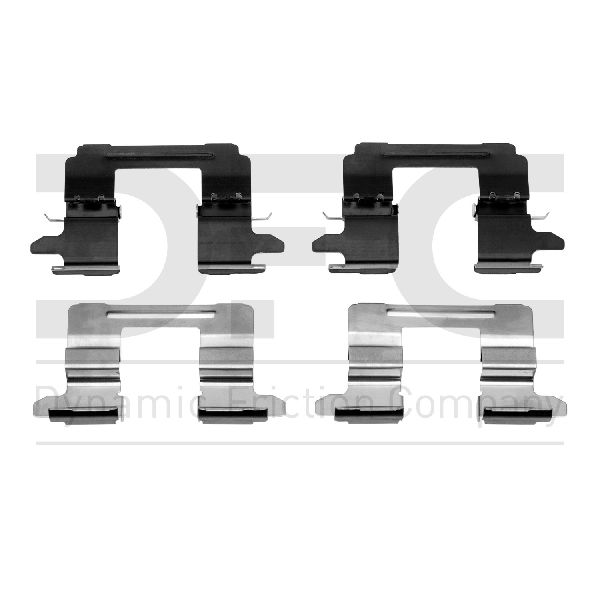 2014-2017 Nissan Juke Disc Brake Hardware Kit - Rear (Dynamic Friction)