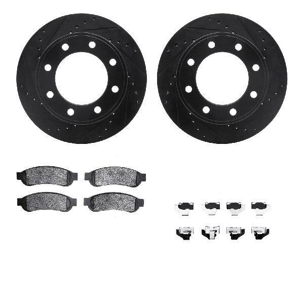 2010-2012 Ford F-350 Super Duty Disc Brake Kit - Rear (Dynamic Friction)