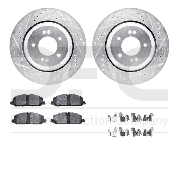 2022-2024 Hyundai Elantra Disc Brake Kit - Rear (Dynamic Friction)