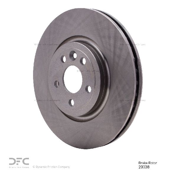 2017-2019 Jaguar F-Pace Disc Brake Rotor - Front (Dynamic Friction)