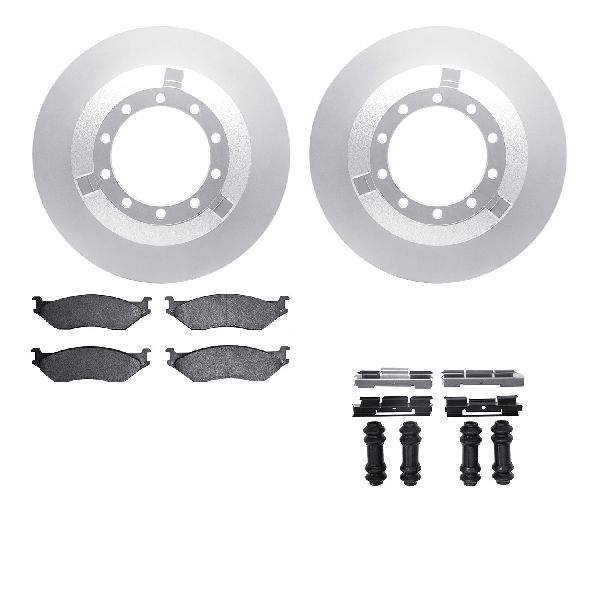2002-2004 Ford F-550 Super Duty Disc Brake Kit - Rear (Dynamic Friction)