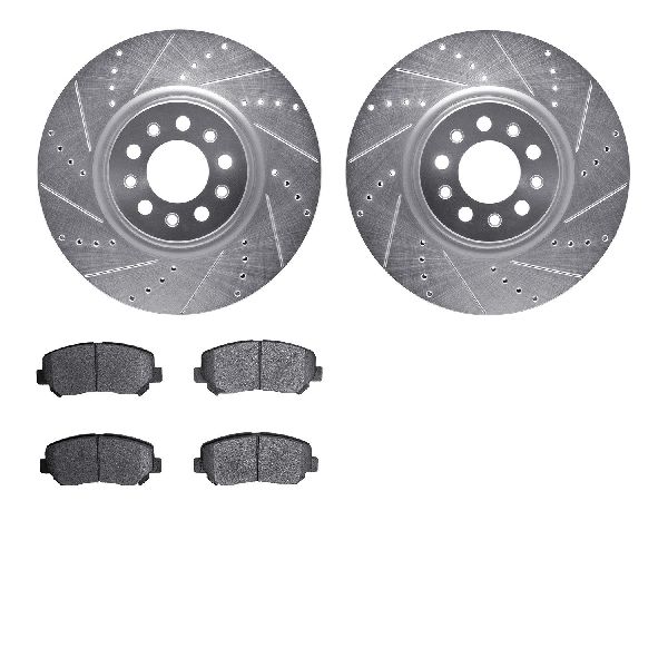 2015 Chrysler 200 Disc Brake Kit - Front (Dynamic Friction)
