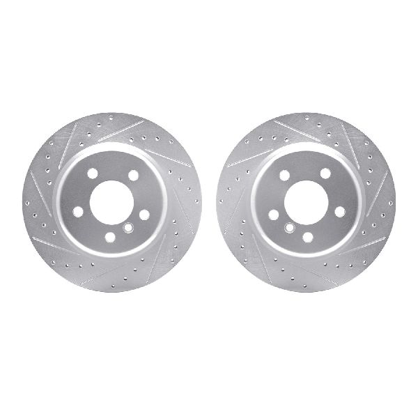 2011-2016 BMW 528i Disc Brake Rotor Set - Rear (Dynamic Friction)