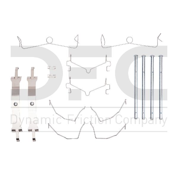 2008-2016 Lexus LS600h Disc Brake Hardware Kit - Front (Dynamic Friction)
