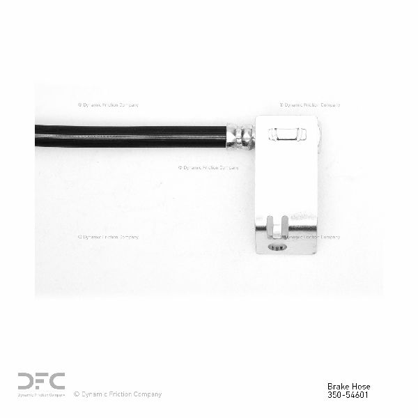 2005-2010 Ford F-350 Super Duty Brake Hydraulic Hose - Rear Left Lower (Dynamic Friction)