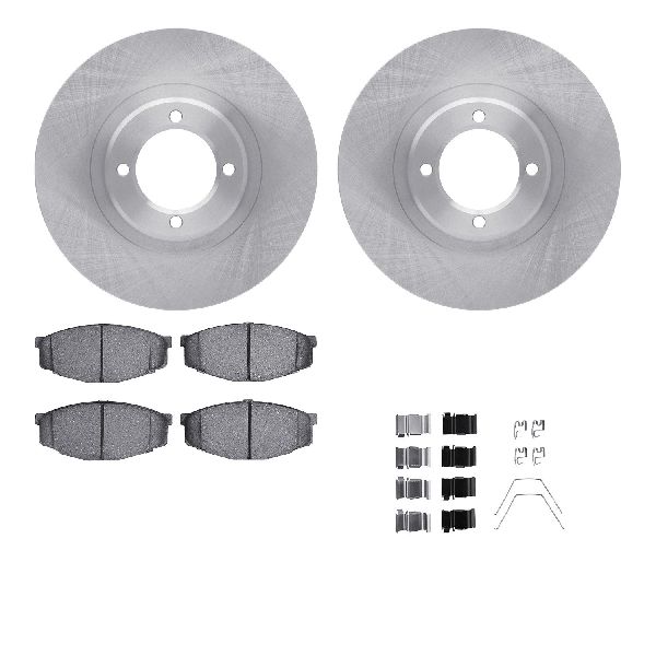 1985-1988 Toyota Cressida Disc Brake Kit - Front (Dynamic Friction)