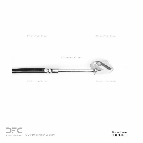 1974-1976 Dodge Monaco Brake Hydraulic Hose - Rear (Dynamic Friction)