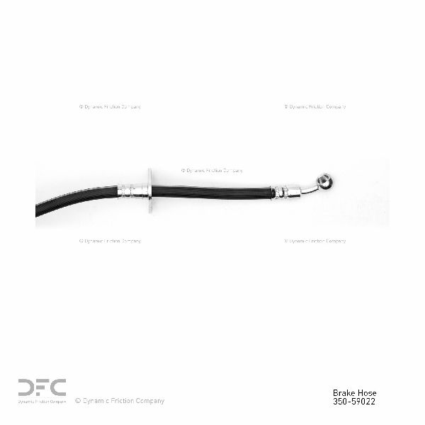 1988 Honda CRX Brake Hydraulic Hose - Front Left (Dynamic Friction)