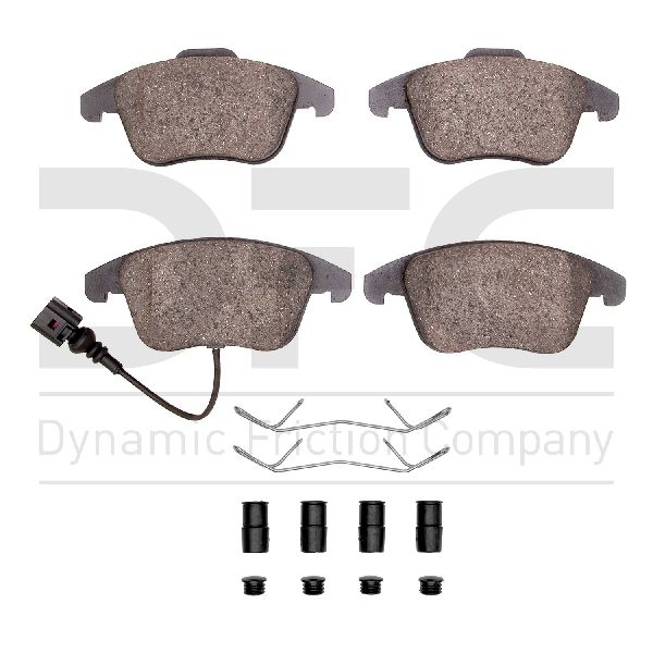 2014-2017 Volkswagen Tiguan Disc Brake Pad Set - Front (Dynamic Friction)