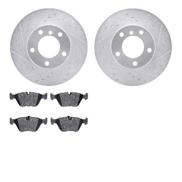 1996-2000 BMW 528i Disc Brake Kit - Front (Dynamic Friction)