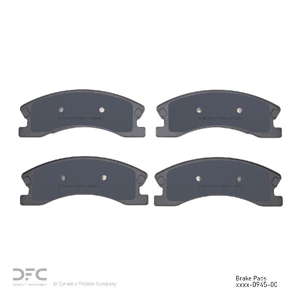 1999-2004 Jeep Grand Cherokee Disc Brake Pad Set - Front (Dynamic Friction)