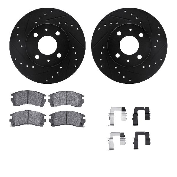 1991-1994 Nissan Sentra Disc Brake Kit - Front (Dynamic Friction)