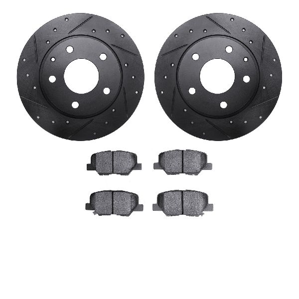 2014-2016 Mazda 3 Disc Brake Kit - Rear (Dynamic Friction)