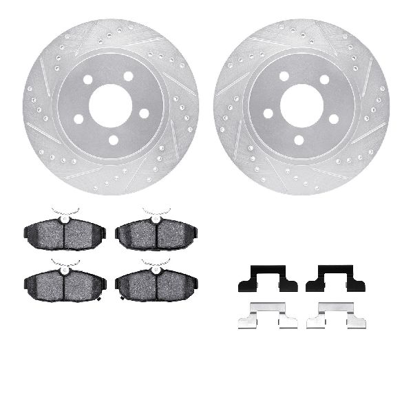 2012-2014 Ford Mustang Disc Brake Kit - Rear (Dynamic Friction)